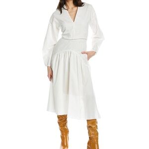 Vince tiered midi dress size small, NWT